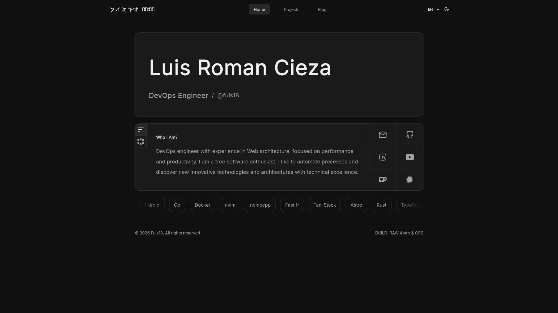 My web portfolio